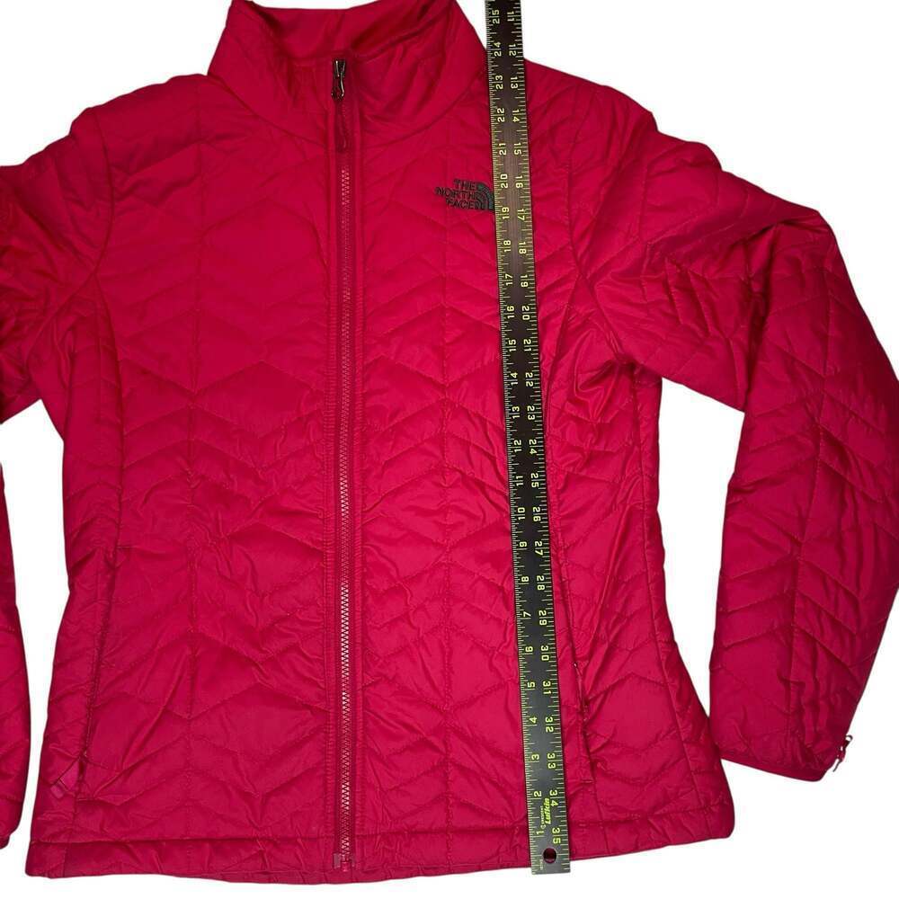 The North Face ThermoBall Jacket Womens Medium Pink Quilted Zip - Picture 2 of 8